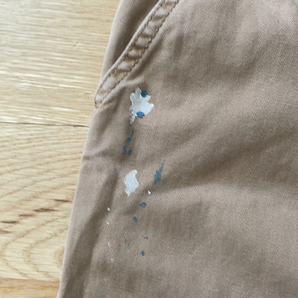 GYMBOREE Boys Distressed Paint Splatter Design Pants 4 Slim